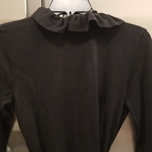 💕VERO MODA💕 Black Ruffle Open Shawl Cardigan - Picture 5 of 7